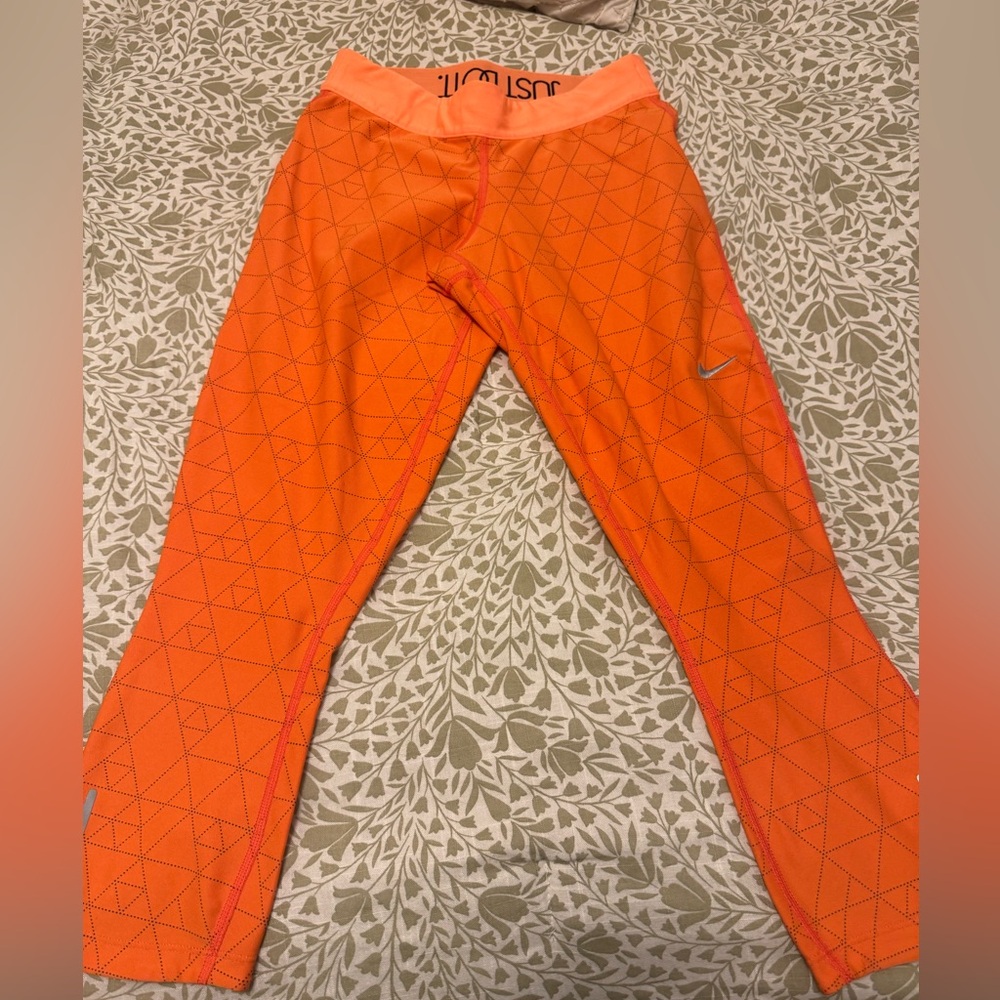 Nike Bright Orange Activewear Leggings